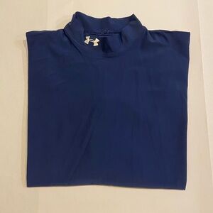 Under Armour Navy long sleeve Dri-Fit with White Under Armour Logo